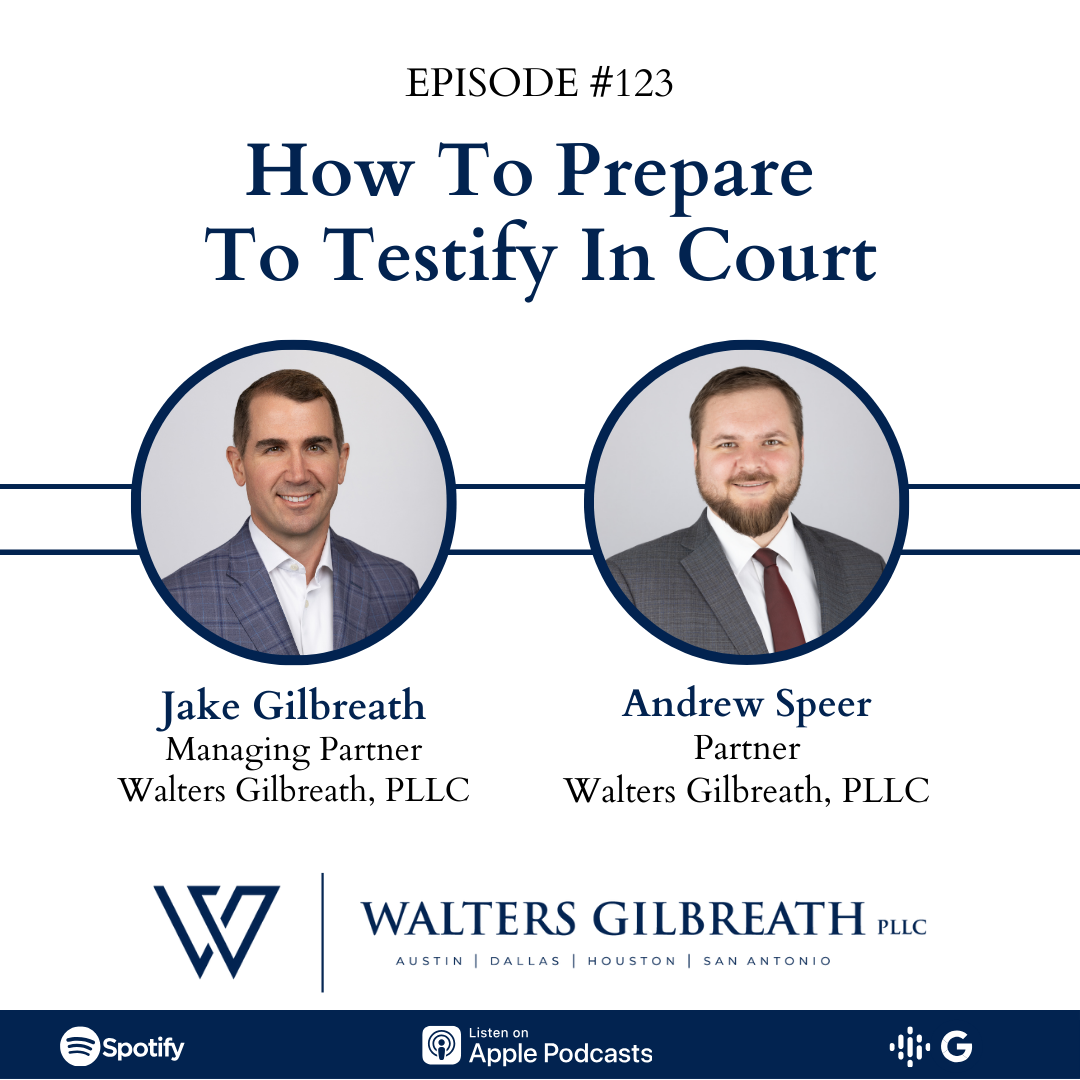 Episode #123: How to Prepare to Testify in Court