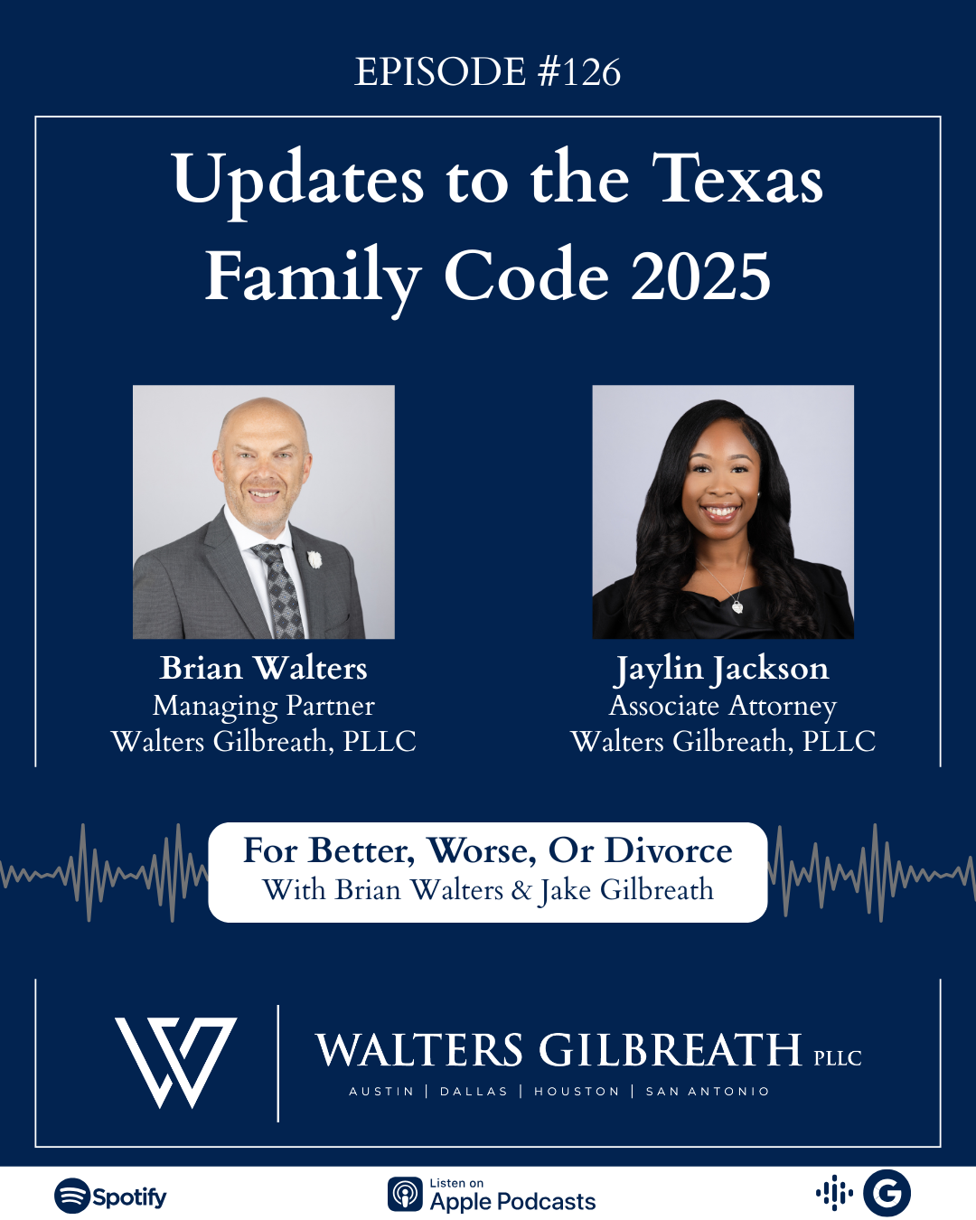 Episode #126: Updates to the Texas Family Code 2025